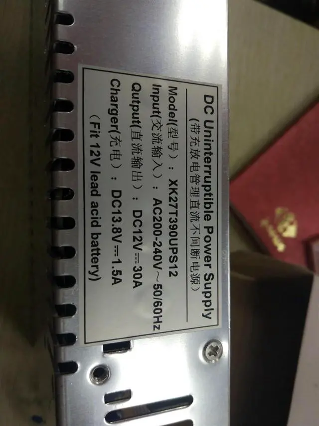 Alt view image 3 of 4 - 360W UPS Charge Function Switching Power Supply 12v 30a 350W Battery Charger 13.8V Backup(Lithium Battery)