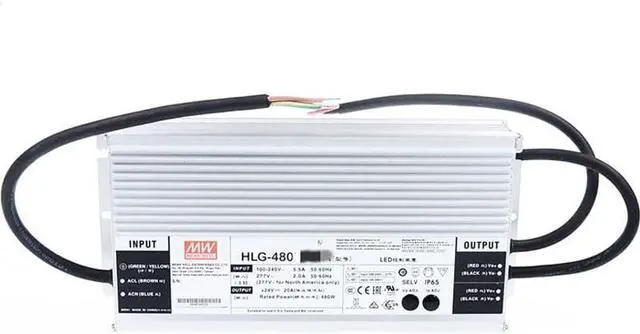 Main image of Mean Well HLG 480W 11.4A LED Driver HLG-480H-42AB Switching Power Supply Converter Transformer with IP65 PFC Constant Voltage/Current 3 in 1 Dimming