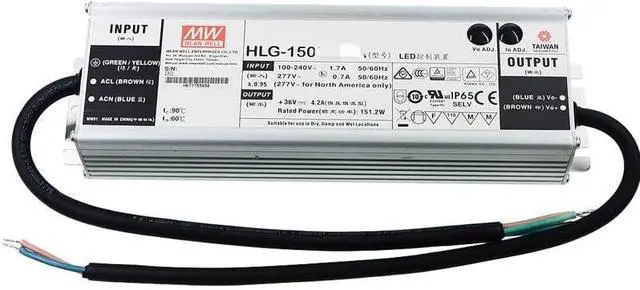 Main image of Mean Well HLG 150W 12.5A LED Driver HLG-150H-12B Switching Power Supply Converter Transformer with IP67 PFC Function Metal Case 3 in 1 Dimming