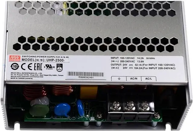 Alt view image 2 of 5 - Mean Well UHP 2500W Switching Power Supply AC/DC Single Output UHP-2500-36 36V 43.2A