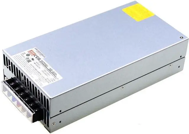 Main image of Mean Well SE 600W 50A Switching Power Supply AC/DC Single Output SE-600-12 Power Supply Driver Transformer for Railway Industrial Communications or Data Systems etc