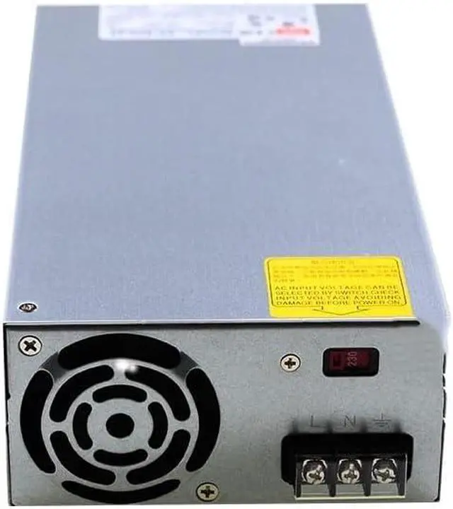 Alt view image 5 of 5 - Mean Well SE 600W 50A Switching Power Supply AC/DC Single Output SE-600-12 Power Supply Driver Transformer for Railway Industrial Communications or Data Systems etc