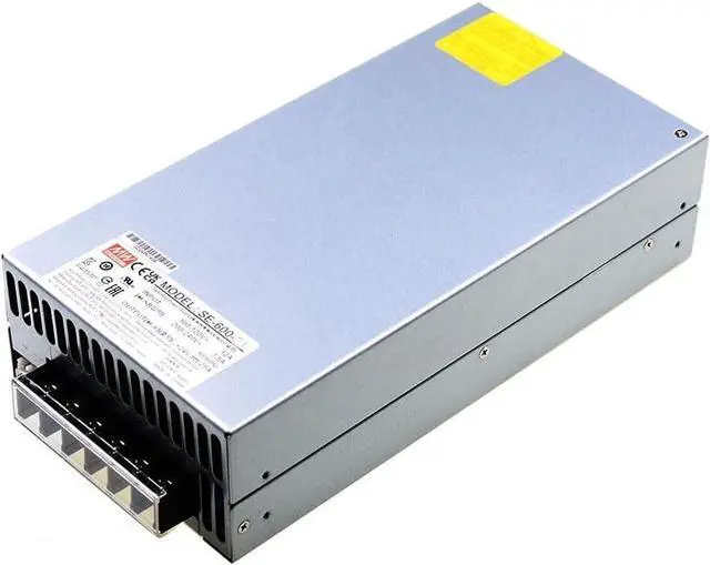 Alt view image 4 of 5 - Mean Well SE 600W 50A Switching Power Supply AC/DC Single Output SE-600-12 Power Supply Driver Transformer for Railway Industrial Communications or Data Systems etc