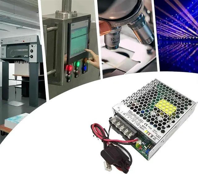 Alt view image 4 of 6 - 100W Universal AC UPS Charge Function Monitor Switching Power Supply Input 90-264VAC Single Output 12/24VDC SMPS PSC-100(24V_100W)