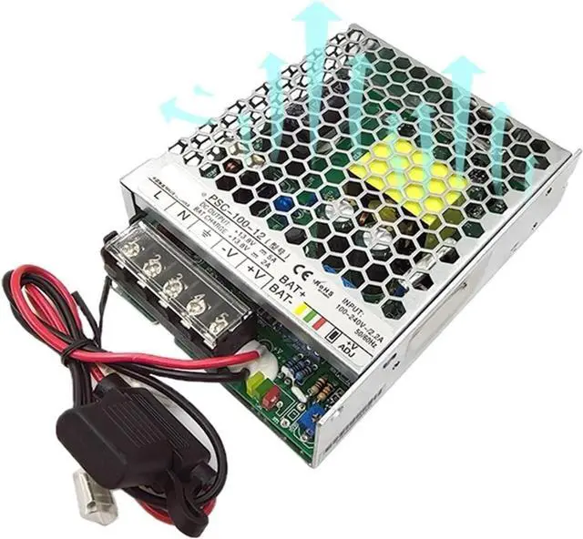 Alt view image 5 of 6 - 100W Universal AC UPS Charge Function Monitor Switching Power Supply Input 90-264VAC Single Output 12/24VDC SMPS PSC-100(24V_100W)