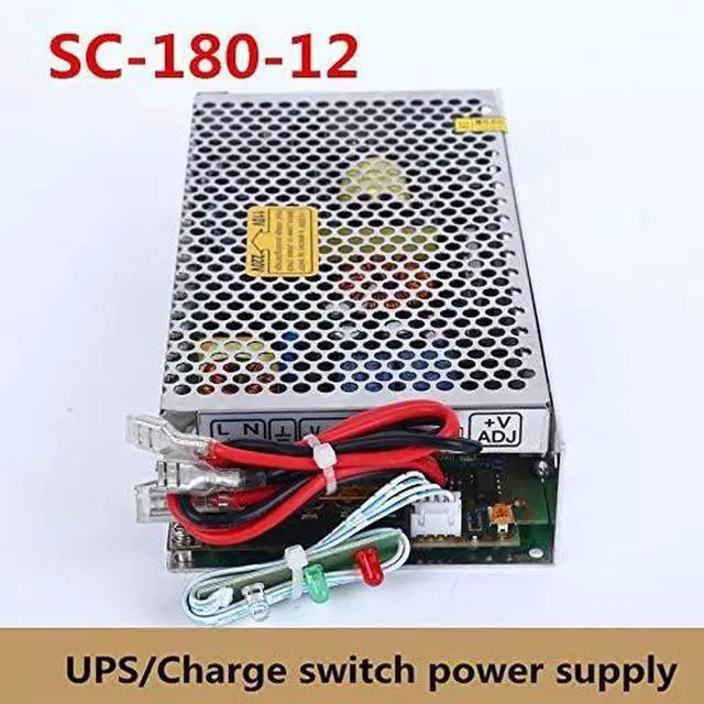 Alt view image 2 of 6 - New 180W 12V 13.5A Universal AC UPS/Charge Function Monitor Switching Power Supply Input 110/220v Battery Charger Output 12VDC