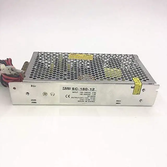 Alt view image 6 of 6 - New 180W 12V 13.5A Universal AC UPS/Charge Function Monitor Switching Power Supply Input 110/220v Battery Charger Output 12VDC