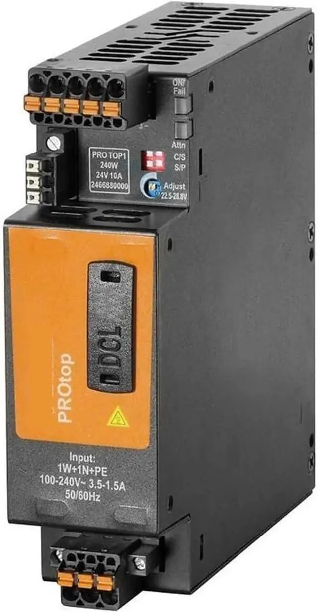 Main image of NURII Switch Power Supply, PRO TOP1 240W 24V 10A, 2466880000