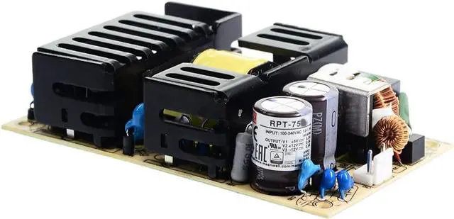 Main image of Mean Well RPT 75W 5V/15V/-15V Switching Power Supply AC/DC Three Output PCB Isolated Open Frame RPT-75B
