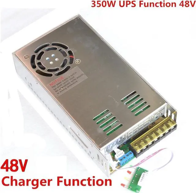 Alt view image 2 of 6 - DC 12V 24V 48V Switching Power Supply 350W UPS Battery Charger For Security Monitoring Camera Single Output for Computer Lab, LED Strip Light and So on(12V)
