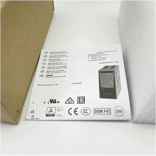 Alt view image 3 of 3 - NURII Switching Power Supply, PRO MAX 240W 24V 10A, 1478130000