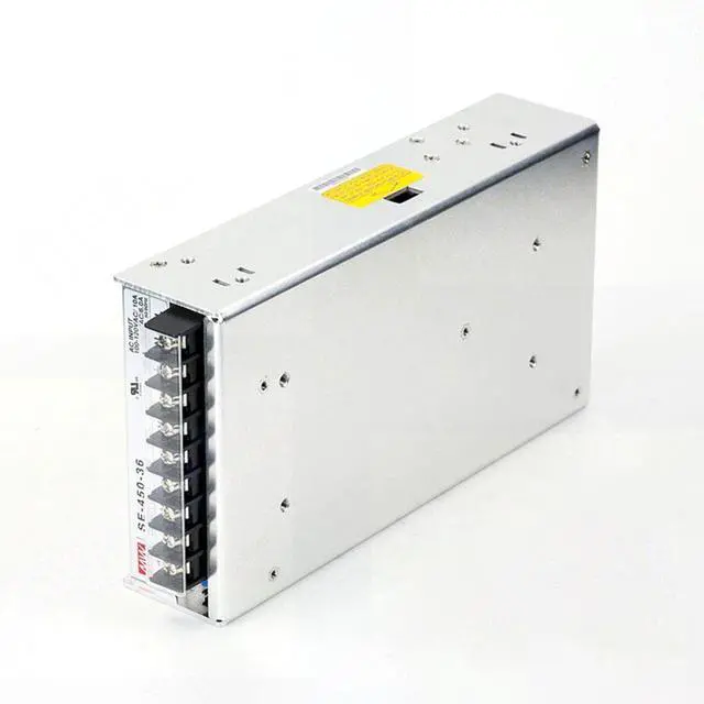 Alt view image 3 of 7 - SE-450-36 450W 36V 12.5A - Industrial Power Supply - Cost-Effective, Reliable AC/DC Converter for Industrial Automation Systems and Telecommunications