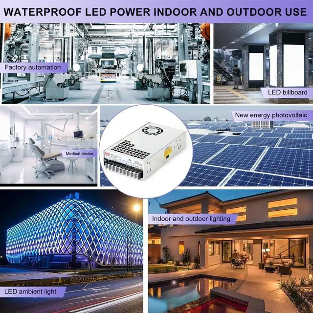 Alt view image 5 of 7 - SE-450-36 450W 36V 12.5A - Industrial Power Supply - Cost-Effective, Reliable AC/DC Converter for Industrial Automation Systems and Telecommunications