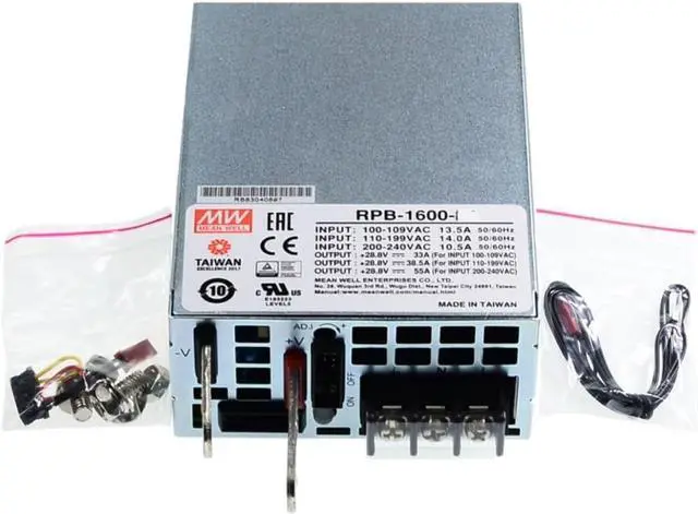 Alt view image 2 of 5 - Mean Well RPB 1600W 27.5A Battery Chargers Adapter RCB-1600-48 AC-DC Intelligent Single Output Switching Power Supply Driver Converter Transformer with PFC