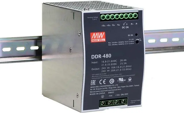 Main image of Mean Well DDR Power Supply Converter DDR-480D-12 480W 33.4A