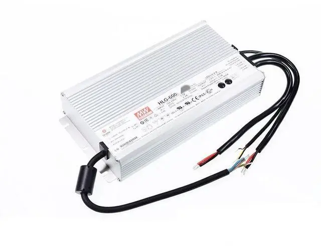 Alt view image 3 of 5 - Mean Well HLG 600W 14.3A LED Driver HLG-600H-42 Switching Power Supply Converter Transformer with IP67 PFC Function Metal Case Constant Voltage/Current
