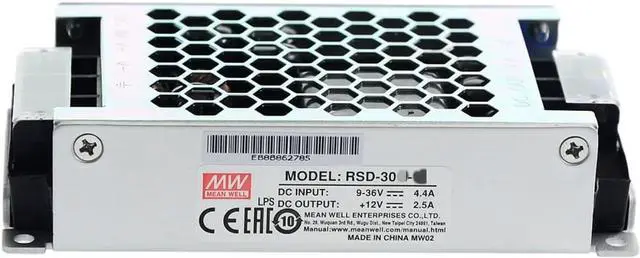 Main image of Mean Well RSD Power Supply Converter RSD-30H-3.3 30W 6A