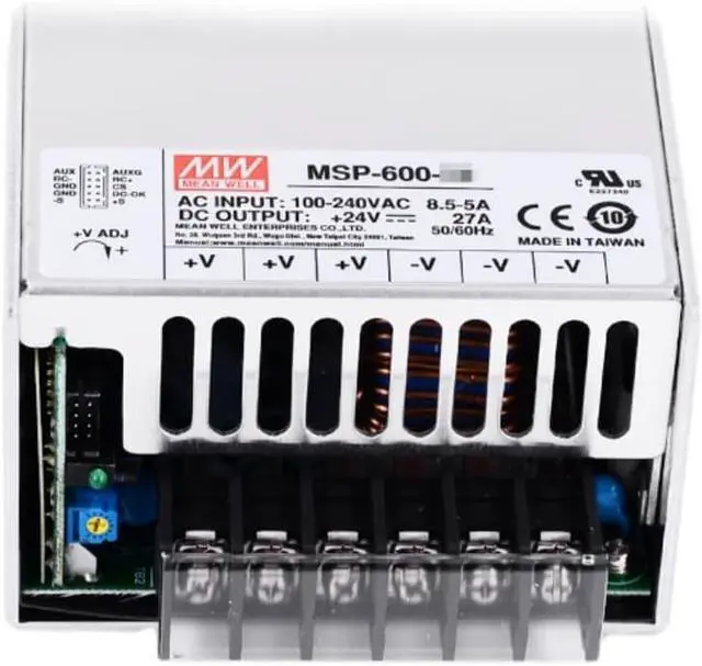 Alt view image 3 of 4 - Mean Well MSP Switching Power Supply MSP-600-24 600W 27A