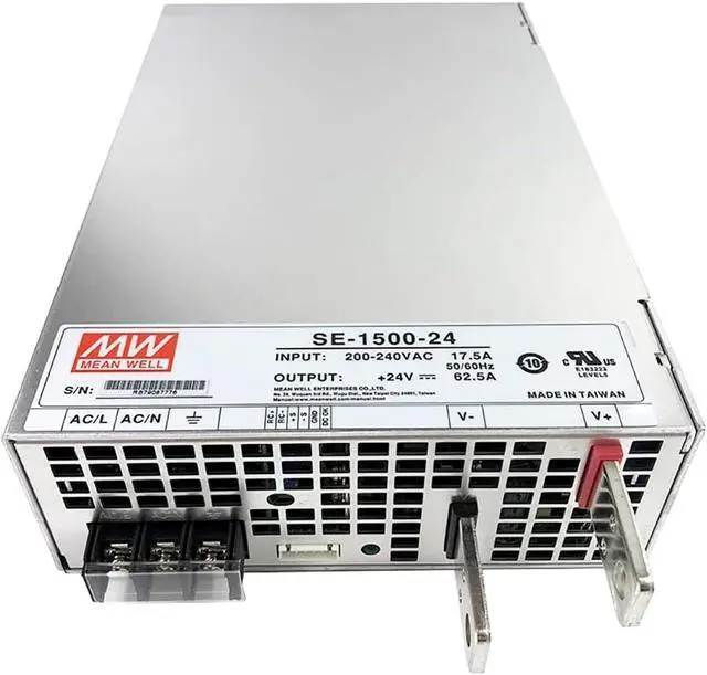 Alt view image 2 of 4 - SE-1500-24 Mean Well 1500W 24V 62.5A Switching Power Supply MeanWell SE-1500-24