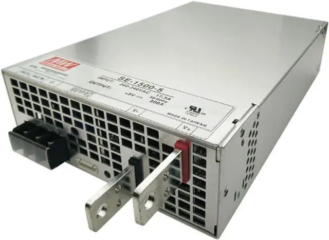 Alt view image 4 of 5 - SE-1500-5 Mean Well 1500W 5V 300A Switching Power Supply MeanWell SE-1500-5