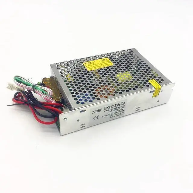 Alt view image 2 of 3 - 120W 24V 4A UPS/Charge Function Switching Power Supply Input 110/220v Battery Charger Output 13.8v for SC-120W-24