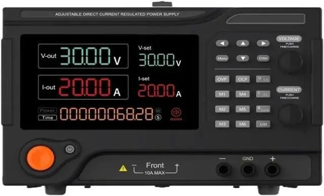 Alt view image 6 of 6 - Laboratory 15V 20V 30V 50V 60V 100V 150V Adjustable 10A USB Programmable DC Power Supply(50V 20A 10mV 10mA)