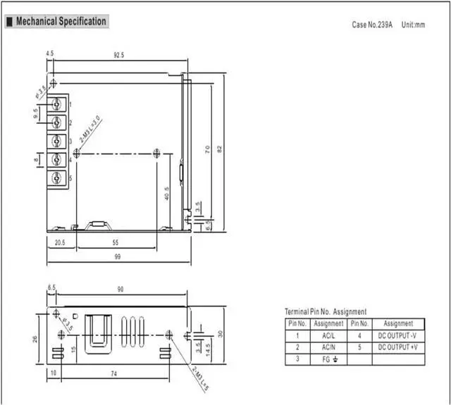 Alt view image 3 of 3 - Single Output Switching Power Supply LRS-35 Series LRS-35-5 LRS-35-12 LRS-35-15 LRS-35-24 LRS-35-36 LRS-35-48(LRS-35-36V)