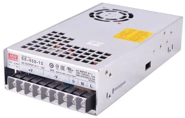 Main image of SE-450-15 Mean Well 450W 15V 30A Switching Power Supply MeanWell SE-450-15
