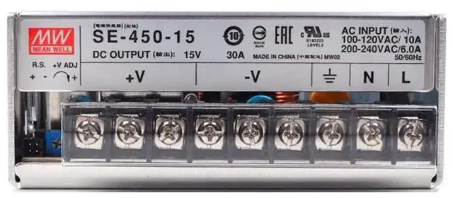 Alt view image 3 of 3 - SE-450-15 Mean Well 450W 15V 30A Switching Power Supply MeanWell SE-450-15