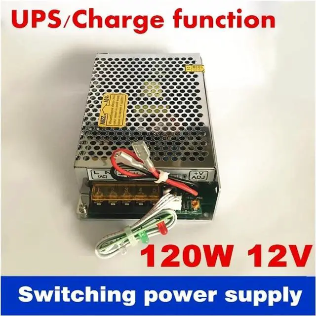 Alt view image 2 of 5 - 120W 12V 10A UPS/Charging Function Switching Power Supply Input 110/220v Battery Charger Output 13.8v SC-120-12 AC-DC