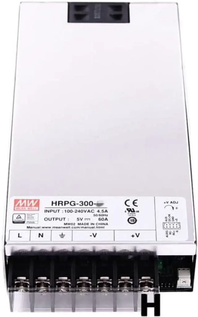 Alt view image 4 of 5 - Mean Well HRPG Switching Power Supply HRPG-300-12 300W 27A