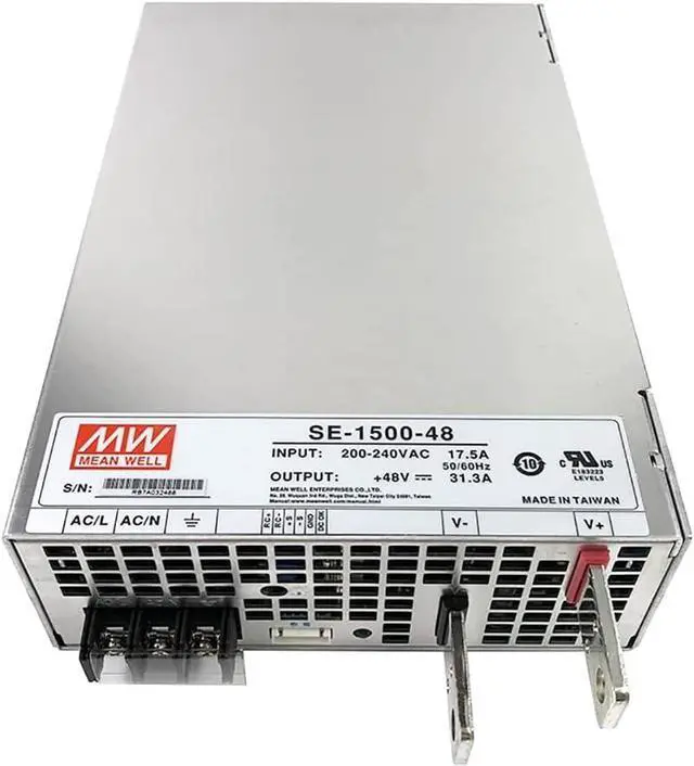 Main image of SE-1500-48 Mean Well 1502.4W 48V 31.3A Switching Power Supply MeanWell SE-1500-48