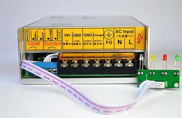 Alt view image 2 of 3 - 350W 48V 7.5A UPS Charge Function Switching Power Supply 55V Battery Charger Backup(Lead Acid Battery)