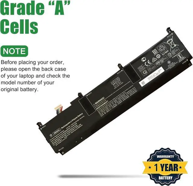 Alt view image 3 of 5 - MB06XL Laptop Battery Replacement for Hp ZBook Studio G7 G8 Mobile Workstation Series Notebook L78553-005 L78553-002 HSTNN-IB9E L77973-1C1 Black 11.58V 83Wh 6880mAh
