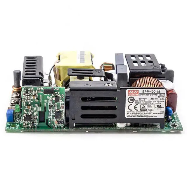 Alt view image 2 of 7 - EPP-400-48 Compact 400W 48V 8.4A Industrial Power Supply, Universal AC Input with PFC, Low Noise, Overload Protection, Up to 94% Efficiency, Suitable for 5000m Altitude