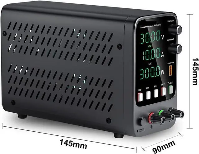 Alt view image 6 of 7 - dc Power Supply APS3010H DC Power Supply 30V 10A Lab Programmable Memory Function Adjustable Power Source Voltage Regulator Switch 60V 5A (Color : 0-30V 0-5A)