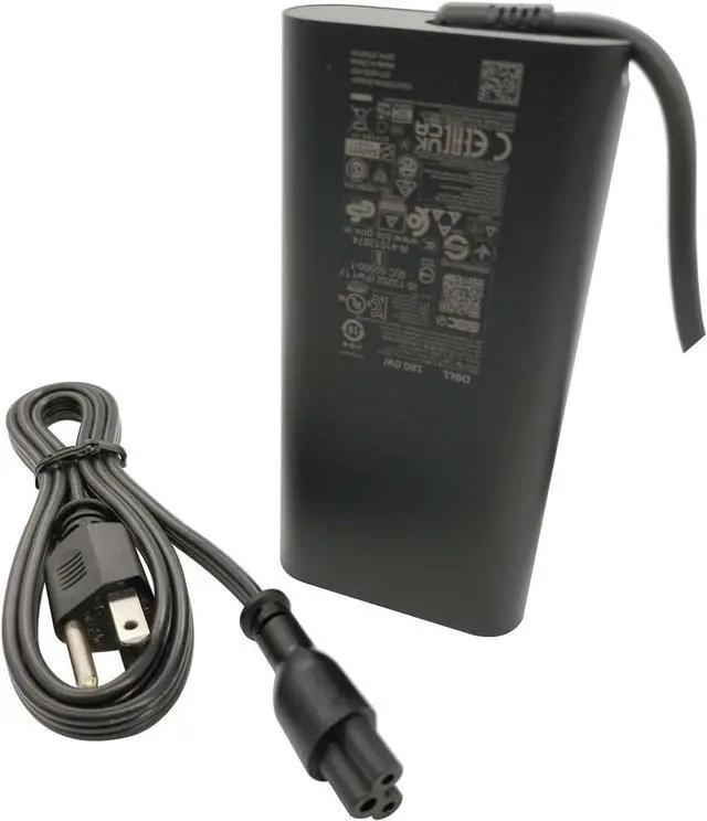 Alt view image 4 of 7 - Dell GaN Laptop Charger 180W Watt Barrel 7.4mm tip AC Power Adapter - Precision 7680 7670 7770 7780