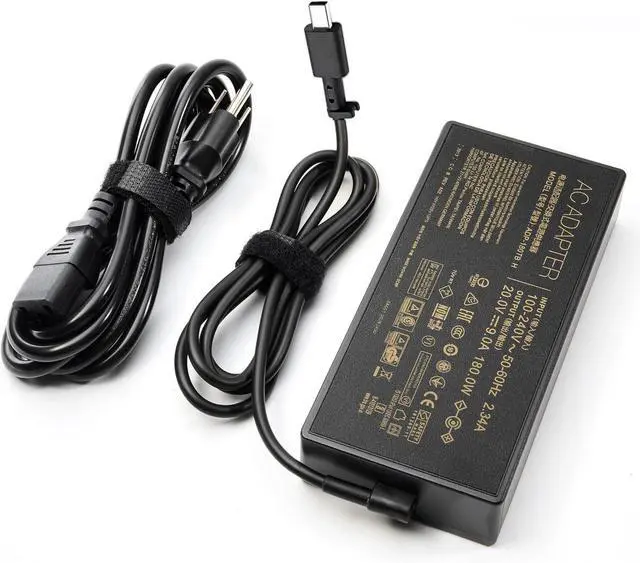 Alt view image 3 of 5 - 180W Charger for Asus ROG Zephyrus G14 (2024) GA403 GA403U GA403UV GUA403UI GA403UU Gaming Laptop ADP-180TB K 20V 9A Power Supply Adapter Cord
