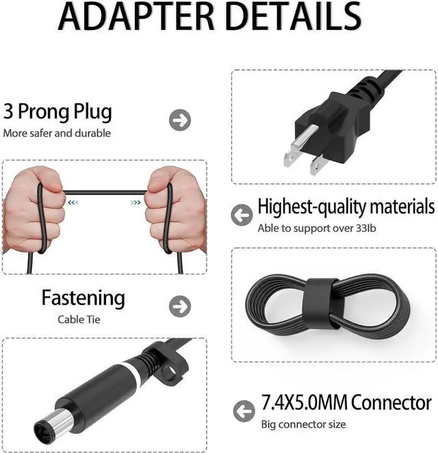 Alt view image 5 of 7 - New Slim 330W 19.5V 16.92A Laptop Charger for DELL Alienware M16 M17 M18 M18X X16 X17 X51 R1 R2 HA330PM201 DA330PM201 LA330PM201 08K4F9 P124F001 P120F001 P51E001 Gaming AC Power Supply Adapter Cord