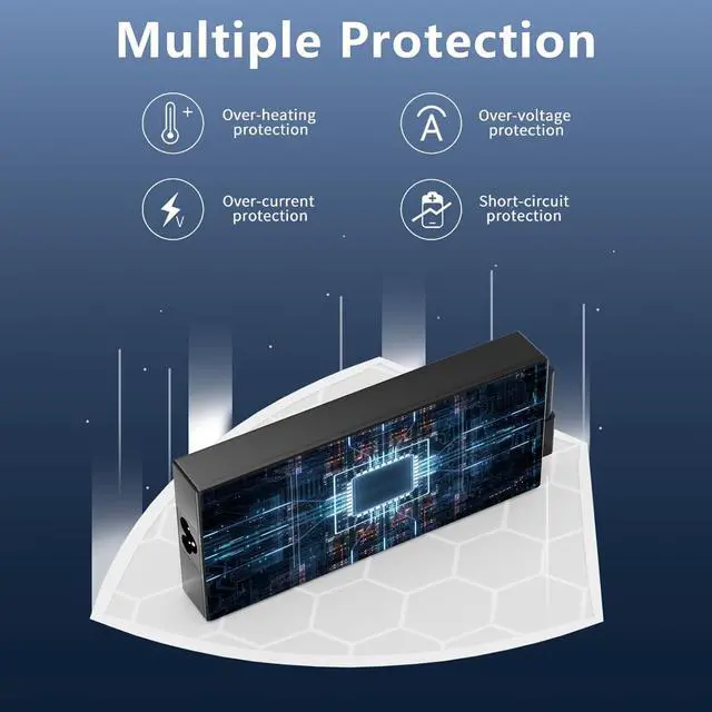 Alt view image 4 of 7 - 180W Rectangle Conn Charger Compatible with ASUS ROG Zephyrus G14 2024 GA403 GA403U GA403UU GA403UI GA403UV RTX 4070 4060 4050 Laptop Power Adapter