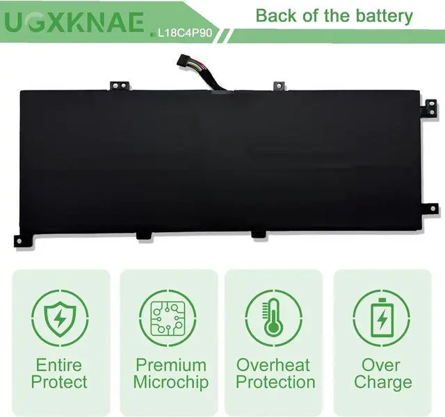 Alt view image 6 of 7 - L18M4P90 L18C4P90 L18D4P90 Laptop Battery Replacement for Lenovo ThinkPad L13 Yoga 1st Gen/Yoga 2nd Gen/Yoga 20R5 20R6 Series 02DL030 02DL031 02DL032 SB10T83119 SB10T83120 SB10T83121 15.36V 46Wh