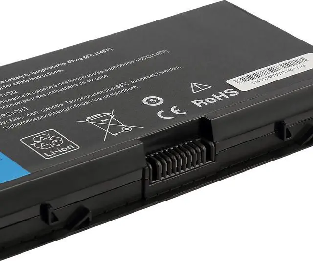 Alt view image 4 of 6 - GHU Laptop Battery 11.1V 87Wh Replacement for FV993 PG6RC R7PND 0TN1K5 FJJ4W V7M28 7DWMT JHYP2 K4RDX KJ321 Compatible for Dell Precison M4600 M4700 M4800 M6600 M6800 9-Cell