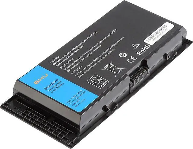 Alt view image 5 of 6 - GHU Laptop Battery 11.1V 87Wh Replacement for FV993 PG6RC R7PND 0TN1K5 FJJ4W V7M28 7DWMT JHYP2 K4RDX KJ321 Compatible for Dell Precison M4600 M4700 M4800 M6600 M6800 9-Cell