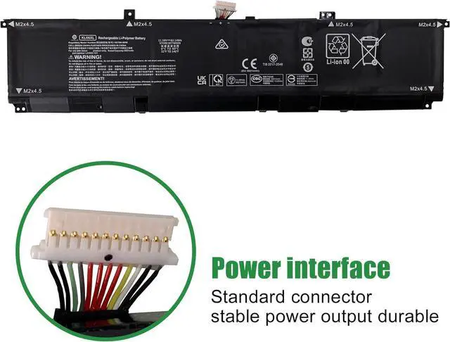 Alt view image 3 of 6 - WW8N8 Laptop Battery Replacement for Dell Latitude 7340 7440 7640 7440 7450 Series 66DWX 086D0Y 047T0 11.4V 57Wh 4878mAh