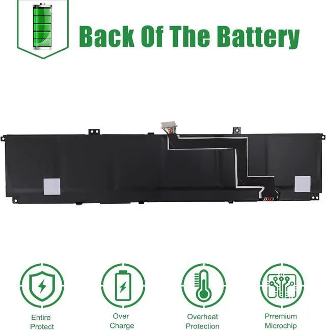 Alt view image 6 of 6 - WW8N8 Laptop Battery Replacement for Dell Latitude 7340 7440 7640 7440 7450 Series 66DWX 086D0Y 047T0 11.4V 57Wh 4878mAh