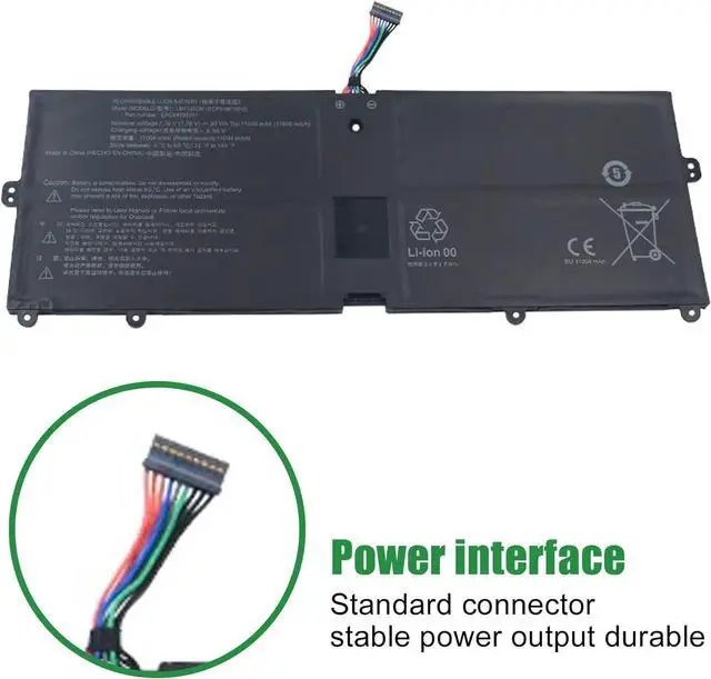 Alt view image 3 of 6 - LBY122CM Laptop Battery Replacement for LG Gram 16Z90R Series Notebook EAC64798311 Black 7.76V 90Wh 11600mAh