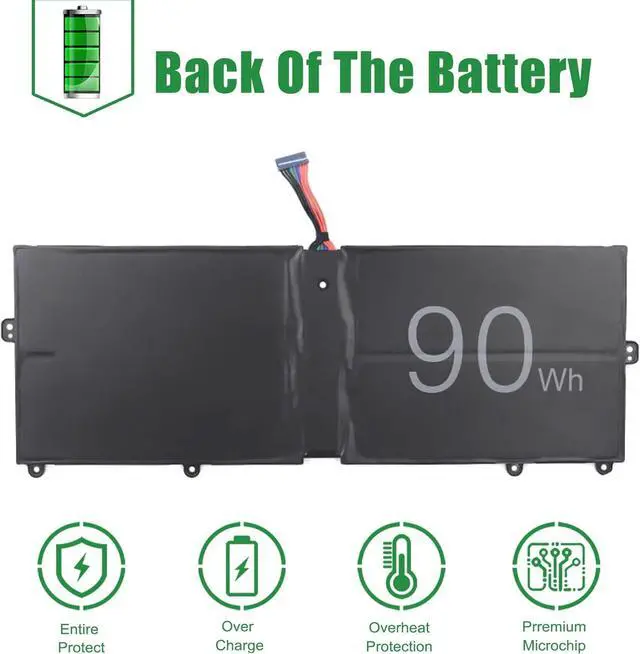 Alt view image 6 of 6 - LBY122CM Laptop Battery Replacement for LG Gram 16Z90R Series Notebook EAC64798311 Black 7.76V 90Wh 11600mAh