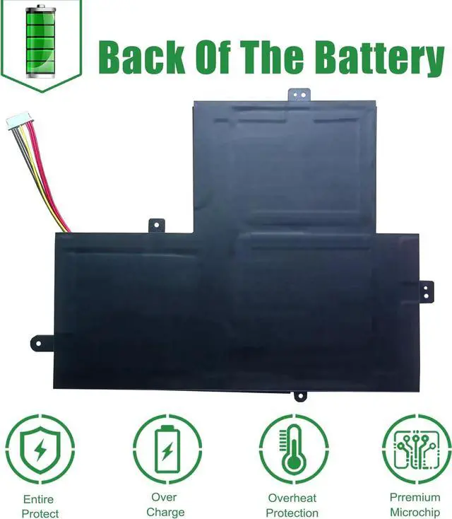 Alt view image 6 of 6 - U478388PV-3S1P Laptop Battery Replacement for Gateway GWTN156-12 GWTN156-12BI GWTN156-12BK GWTN156-12BL GWTN156-12RD GWTN156-12GR Series Notebook 478388PV-3S1P Black 11.4V 37Wh 5000mAh