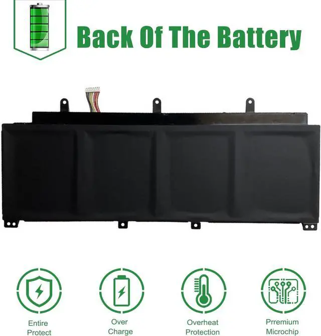 Alt view image 5 of 5 - C41N2009 Laptop Battery Replacement for Asus Rog Flow X13 GV301 GV301QC GV301QE GV301QH GV301RA GV301RC GV301RE PV301 PV301QH Series Notebook Black 15.48V 62Wh 4007mAh