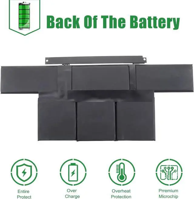 Alt view image 6 of 6 - G3HTA072H Laptop Battery Replacement for Microsoft Surface Laptop Studio 1964 14.4 inch Series Notebook G3HTA071H Black 11.38V 56.3Wh 4948mAh